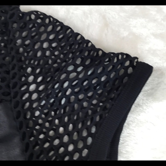 FABLETICS SARA BLACK MESH AND NET ATHLETIC DRESS M - Picture 5 of 15